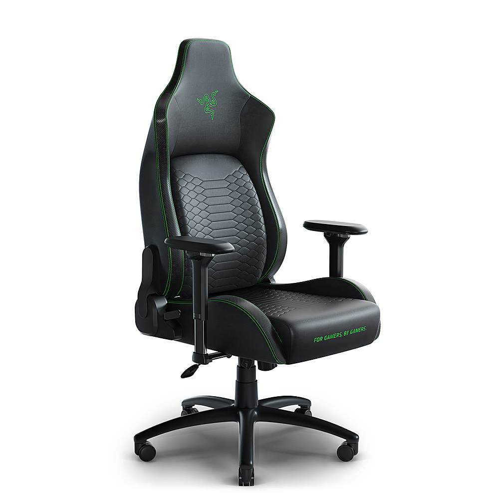 Left View: Razer - Iskur XL - Gaming Chair With Built In Lumbar Support