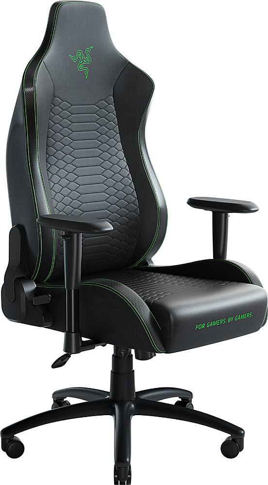 Alt View 11. Razer - Iskur X - XL - Ergonomic Gaming Chair - Black/Green.