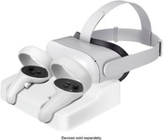 Insignia™ - Charge Station for Meta | Oculus Quest 2 - White - Alt_View_Zoom_11