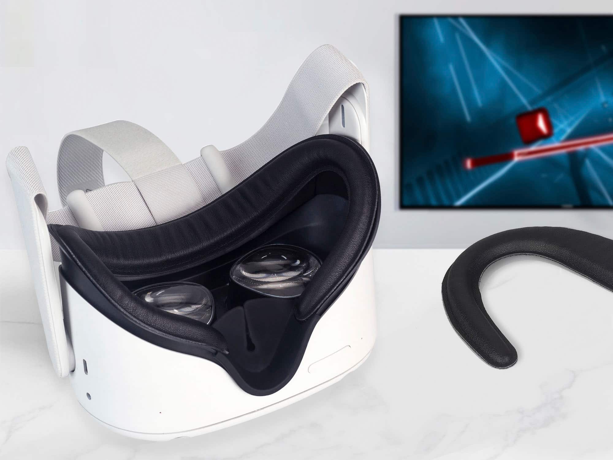 Alt View 16. Insignia™ - Facial Interface 2-Pack for Meta Quest 2 - Black.