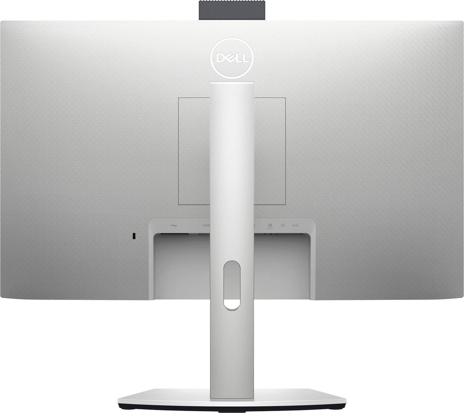 Back. Dell - 24" IPS LED FHD FreeSync Compatible Monitor (DisplayPort, HDMI, USB) - Silver.