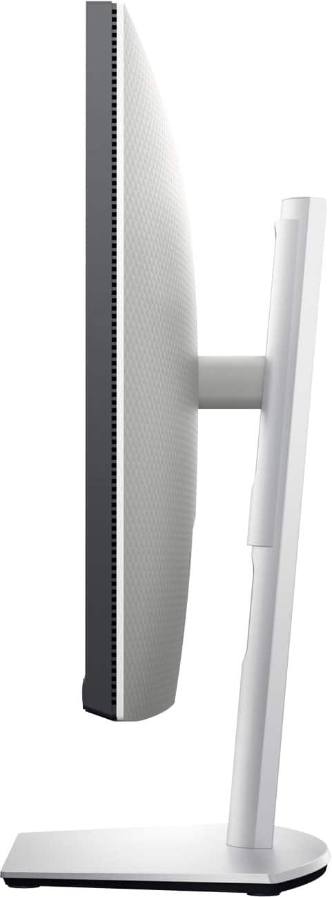 Left. Dell - 24" IPS LED FHD FreeSync Compatible Monitor (DisplayPort, HDMI, USB) - Silver.