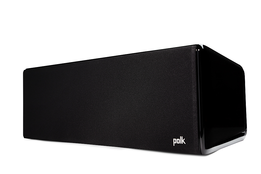 Angle View: Polk Audio - Legend L400 Center Channel Speaker - Brown Walnut