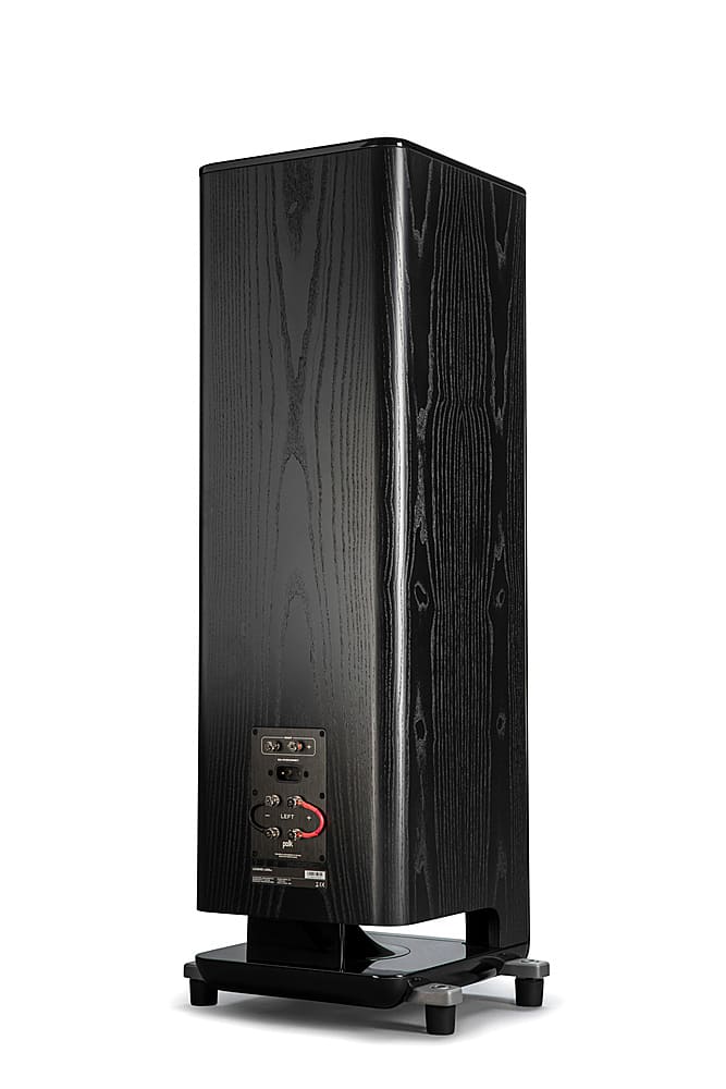 Back View: Polk Audio - Legend L800 Left SDA Tower Speaker - Black Ash