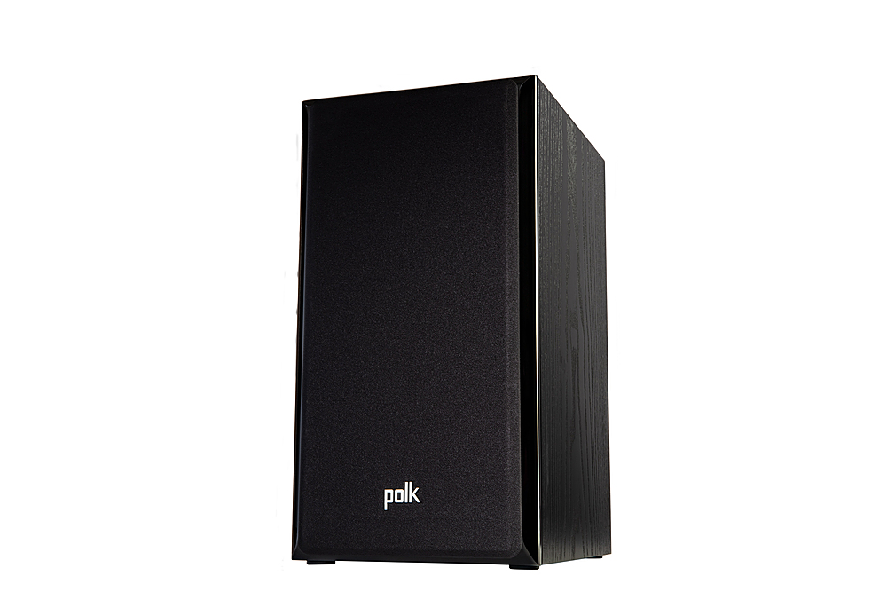 Angle View: Polk Audio - Legend L200 Bookshelf Speaker (Pair) - Black Ash