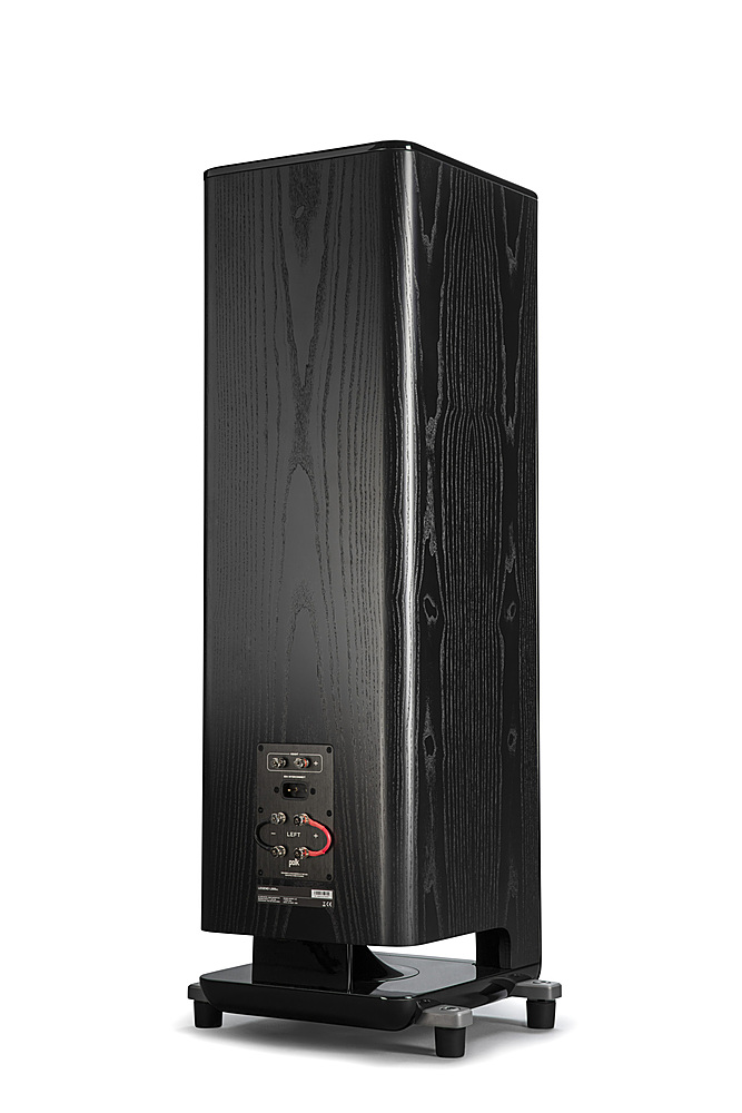 Back View: Polk Audio - Legend L800 Right SDA Tower Speaker - Black Ash