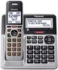 Panasonic - KX-TGF975S Link2Cell DECT 6.0 Expandable Cordless Phone System with Digital Answering System and Smart Call Blocker - Silver