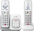Angle Zoom. Panasonic - KX-TGD832W DECT 6.0 Expandable Cordless Phone System with Digital Answering System - White.