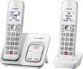 Left Zoom. Panasonic - KX-TGD832W DECT 6.0 Expandable Cordless Phone System with Digital Answering System - White.