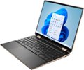 Left Zoom. HP - Spectre x360 2-in-1 13.5" 3K2K OLED Touchscreen Laptop - Intel Evo Core i7 - 16GB Memory - 1TB SSD + 32GB Intel Optane - Nightfall Black.