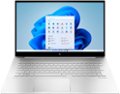 Front Zoom. HP - ENVY 17.3" Touch-Screen Laptop - Intel Core i7 - 12GB Memory - 512GB SSD + 32GB Optane - Natural Silver.