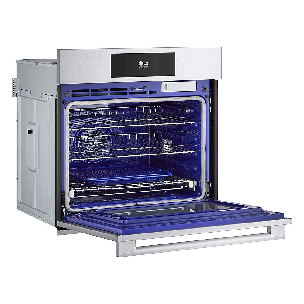 Alt View 14. LG - STUDIO 30" Smart Built-In Single Electric Convection Wall Oven with Air Fry - Stainless Steel.
