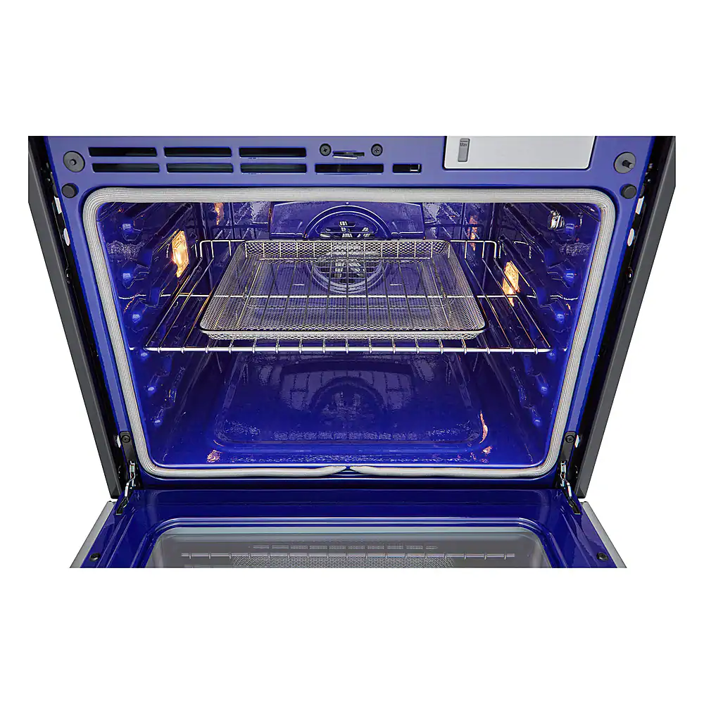 Alt View 18. LG - STUDIO 30" Smart Built-In Single Electric Convection Wall Oven with Air Fry - Stainless Steel.