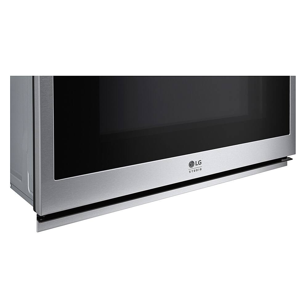 Alt View 1. LG - STUDIO 30" Smart Built-In Single Electric Convection Wall Oven with Air Fry - Stainless Steel.