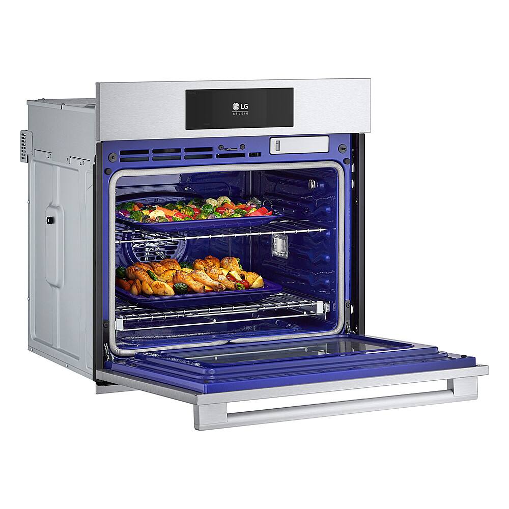 Alt View 13. LG - STUDIO 30" Smart Built-In Single Electric Convection Wall Oven with Air Fry - Stainless Steel.