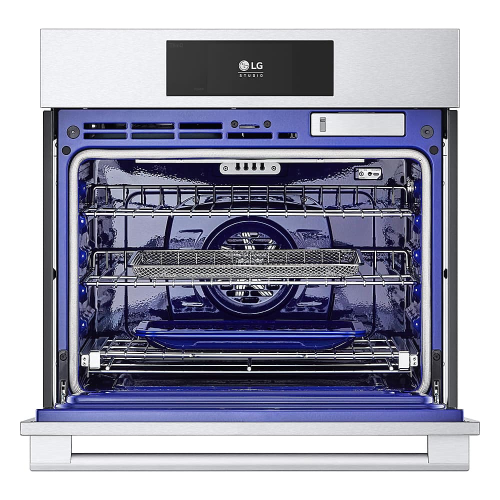 Alt View 15. LG - STUDIO 30" Smart Built-In Single Electric Convection Wall Oven with Air Fry - Stainless Steel.