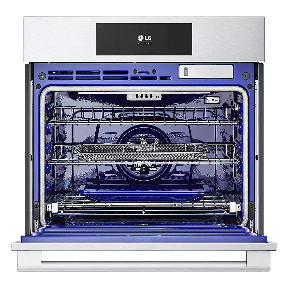 Alt View 15. LG - STUDIO 30" Smart Built-In Single Electric Convection Wall Oven with Air Fry - Stainless Steel.