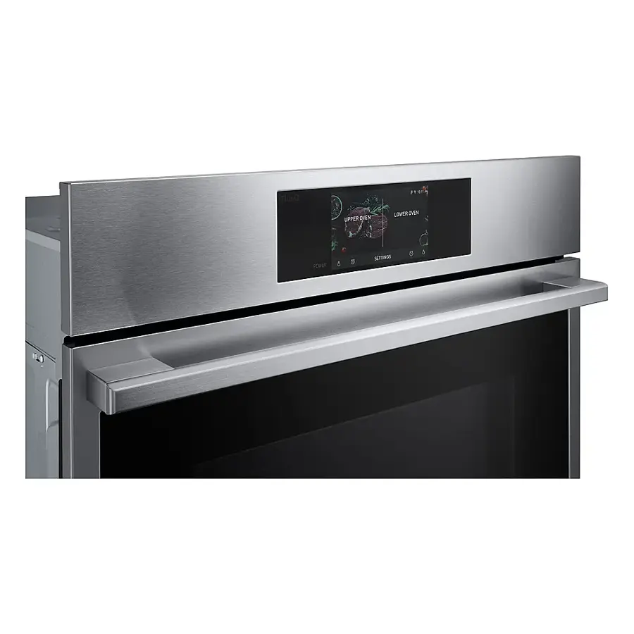 Alt View 13. LG - STUDIO 30" Built-In Electric Convection Double Wall Oven with Air Fry and Sous Vide - PrintProof Stainless Steel.