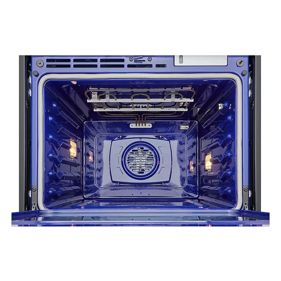 Alt View 17. LG - STUDIO 30" Built-In Electric Convection Double Wall Oven with Air Fry and Sous Vide - PrintProof Stainless Steel.