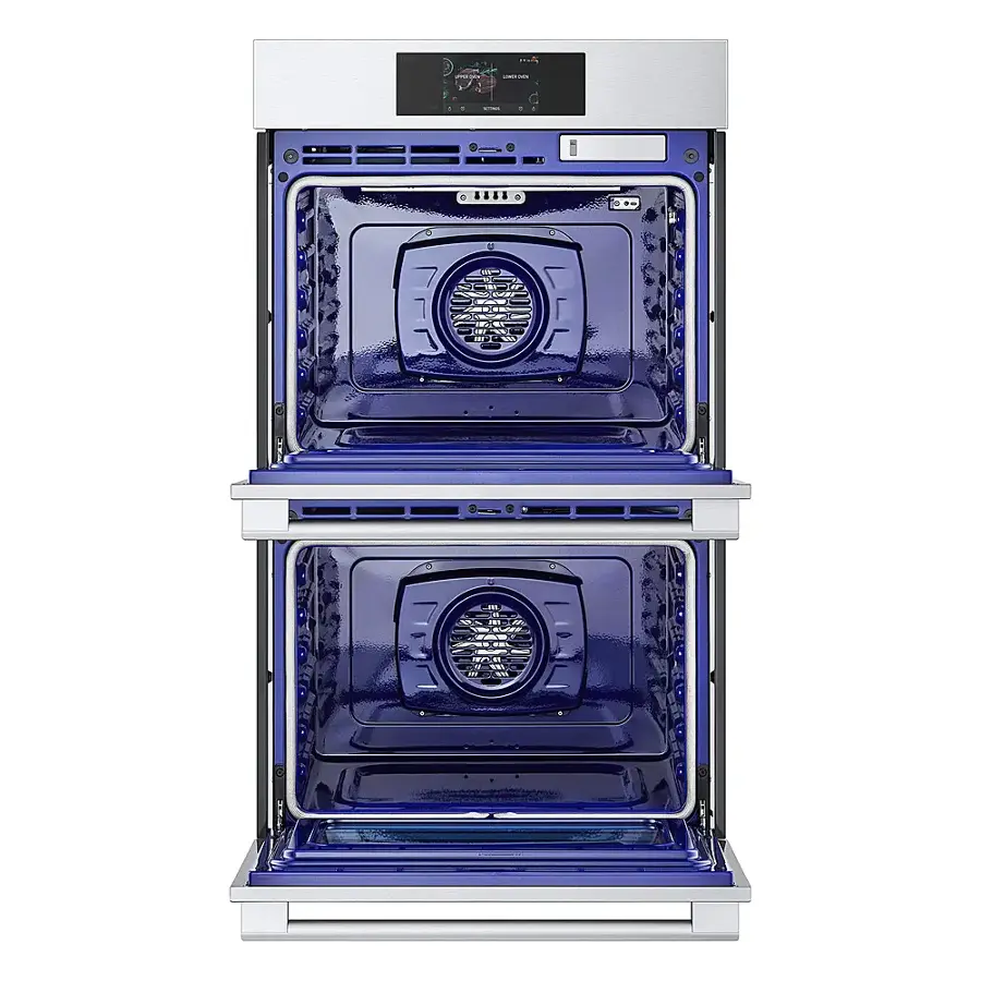 Alt View 19. LG - STUDIO 30" Built-In Electric Convection Double Wall Oven with Air Fry and Sous Vide - PrintProof Stainless Steel.