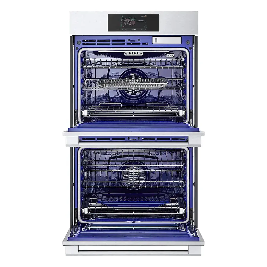 Alt View 20. LG - STUDIO 30" Built-In Electric Convection Double Wall Oven with Air Fry and Sous Vide - PrintProof Stainless Steel.