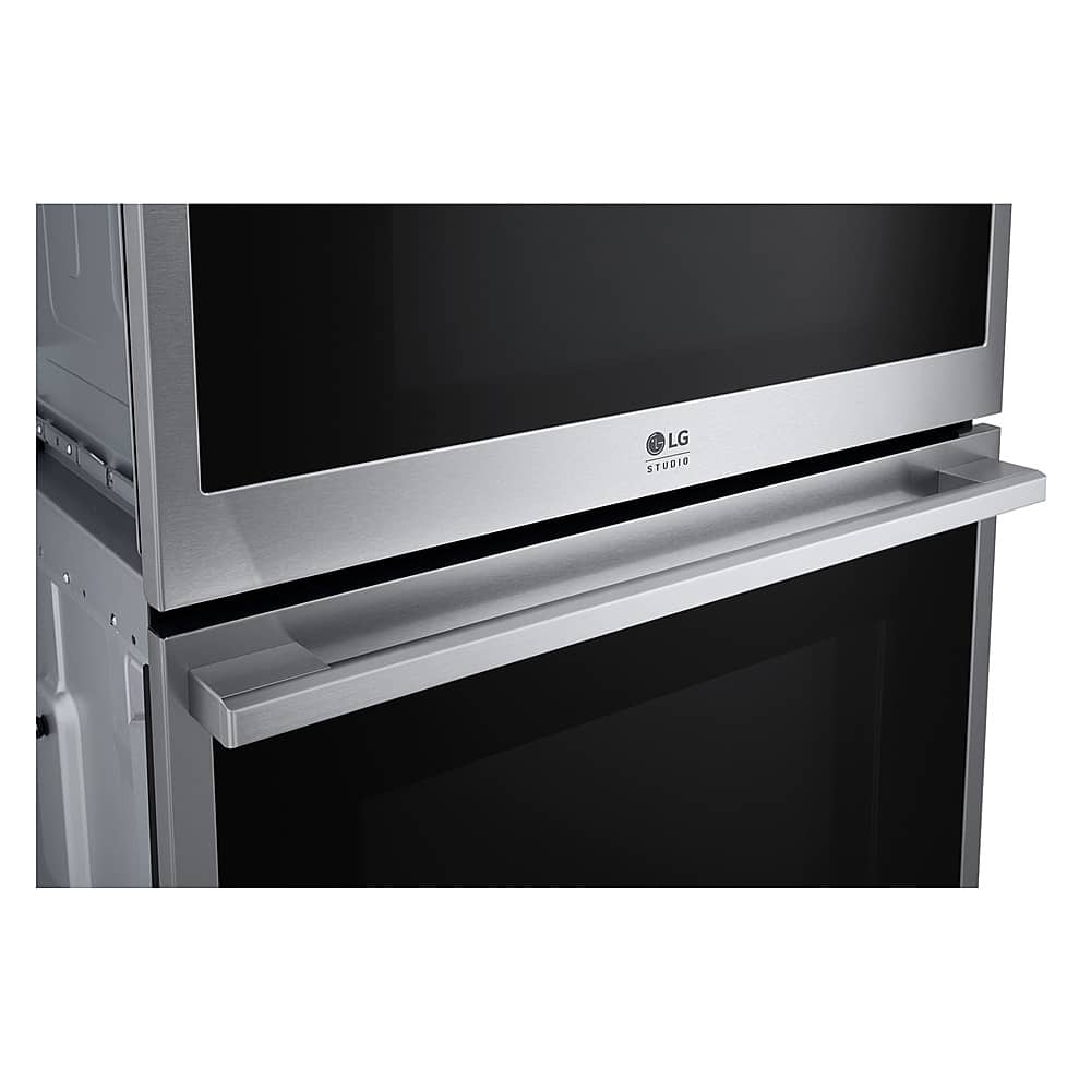 Alt View 13. LG - STUDIO 30" Smart Built-In Electric Convection Combination Wall Oven with Microwave and Sous Vide - Stainless steel.