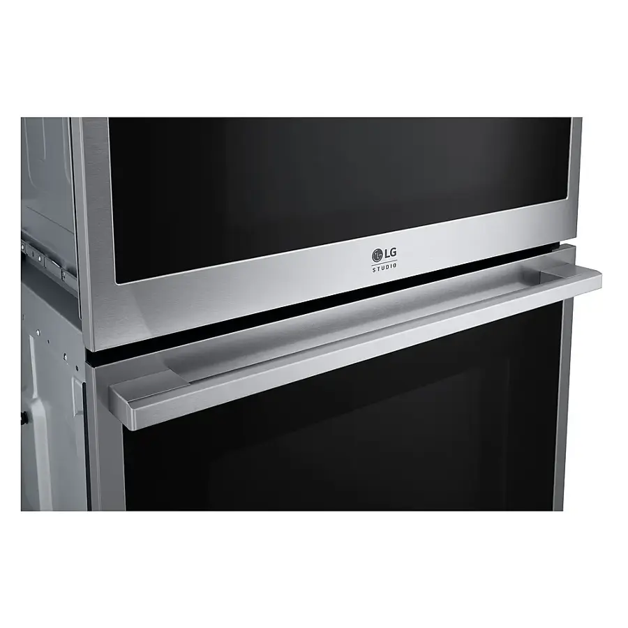 Alt View 13. LG - STUDIO 30" Smart Built-In Electric Convection Combination Wall Oven with Microwave and Sous Vide - Stainless steel.