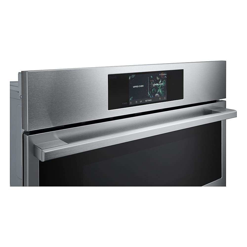 Alt View 1. LG - STUDIO 30" Smart Built-In Electric Convection Combination Wall Oven with Microwave and Sous Vide - Stainless steel.