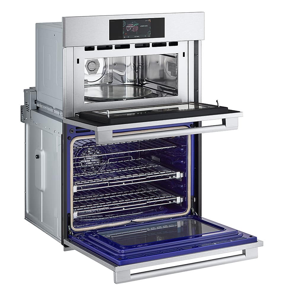 Alt View 20. LG - STUDIO 30" Smart Built-In Electric Convection Combination Wall Oven with Microwave and Sous Vide - Stainless steel.