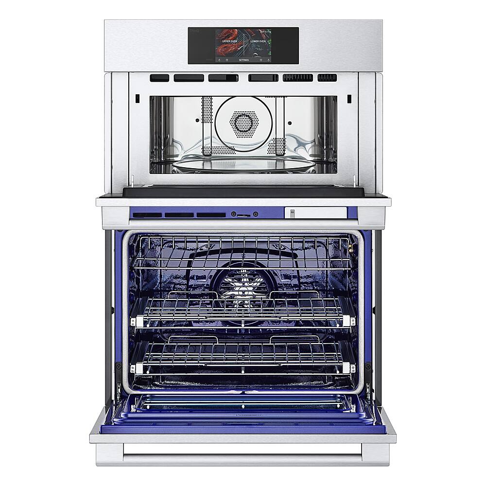 Alt View 2. LG - STUDIO 30" Smart Built-In Electric Convection Combination Wall Oven with Microwave and Sous Vide - Stainless steel.