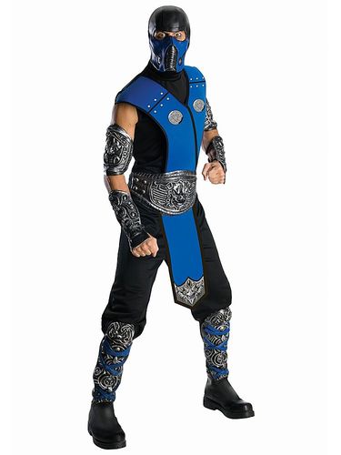 Rubie’s - Mens Sized Deluxe Mortal Kombat Subzero Costume