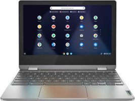 Lenovo - Flex 3 11" 2-in-1 Chromebook Laptop - Mediatek MT8183 - 4GB Memory - 32GB eMMC - Arctic Grey - Front_Zoom
