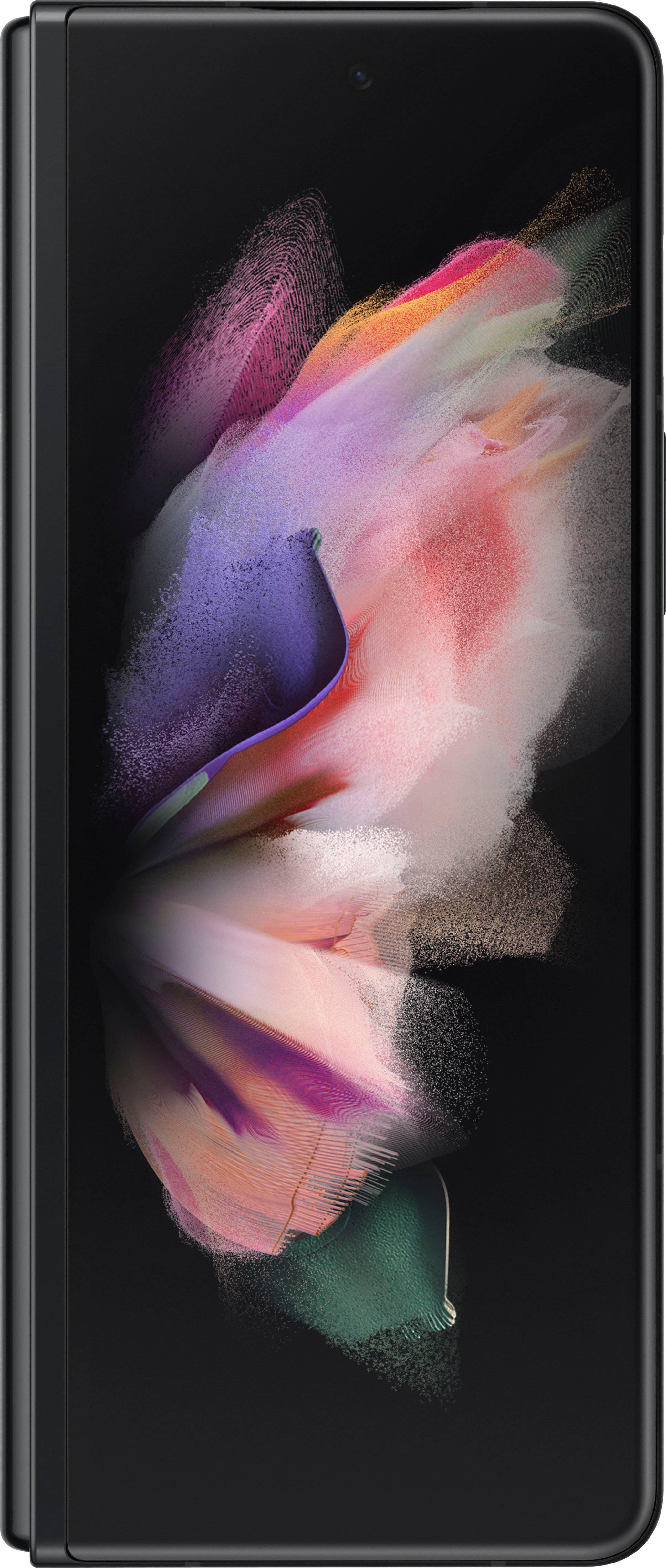 Samsung - Geek Squad Certified Refurbished Galaxy Z Fold3 5G 256GB (Unlocked) - Phantom Black