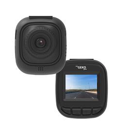 myGEKOgear - Orbit 132 1080p HD Dash Cam with Built-in Wi-Fi and 2 Blind Spot Mirrors - Black