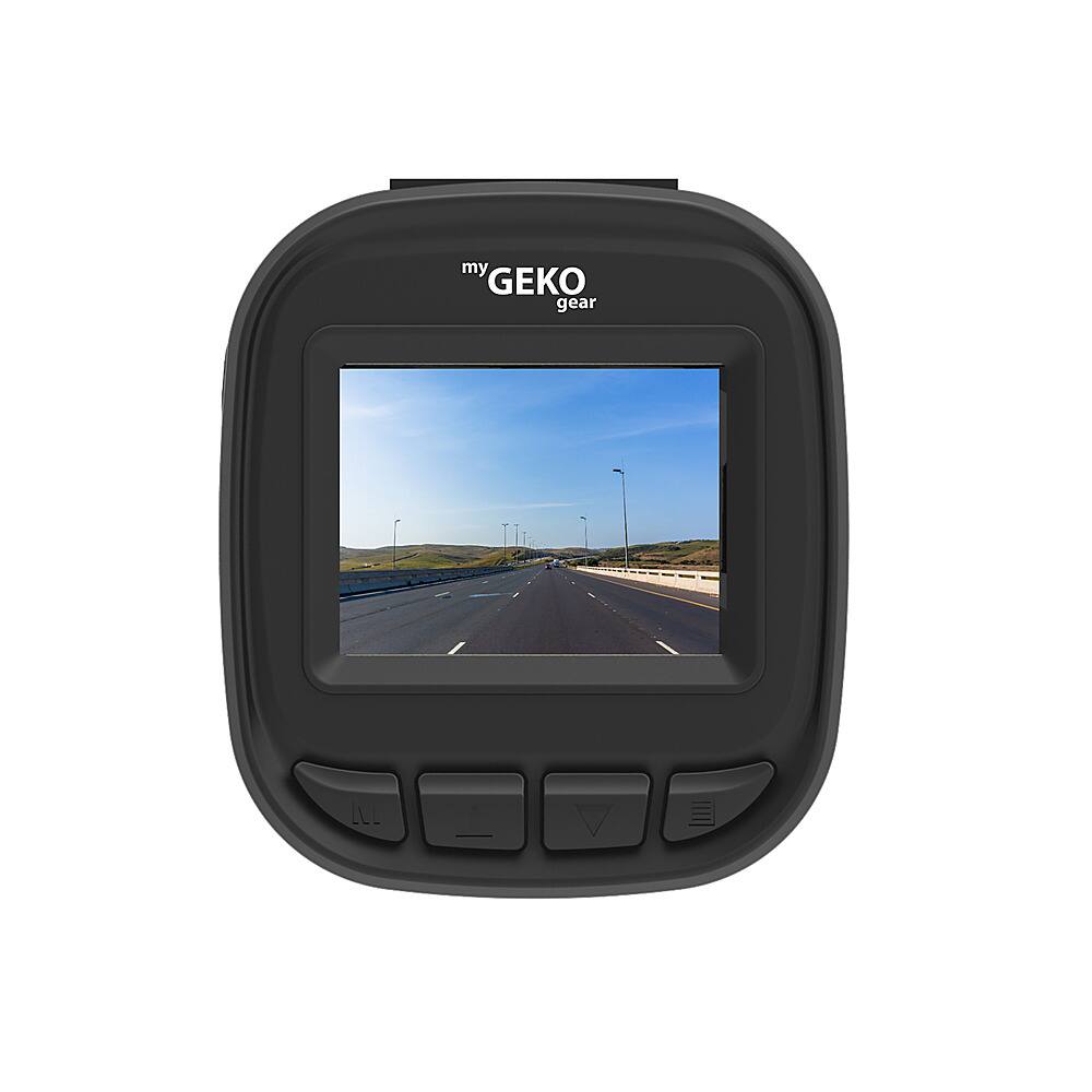 Alt View 12. myGEKOgear - Orbit 132 1080p HD Dash Cam with Built-in Wi-Fi and 2 Blind Spot Mirrors.