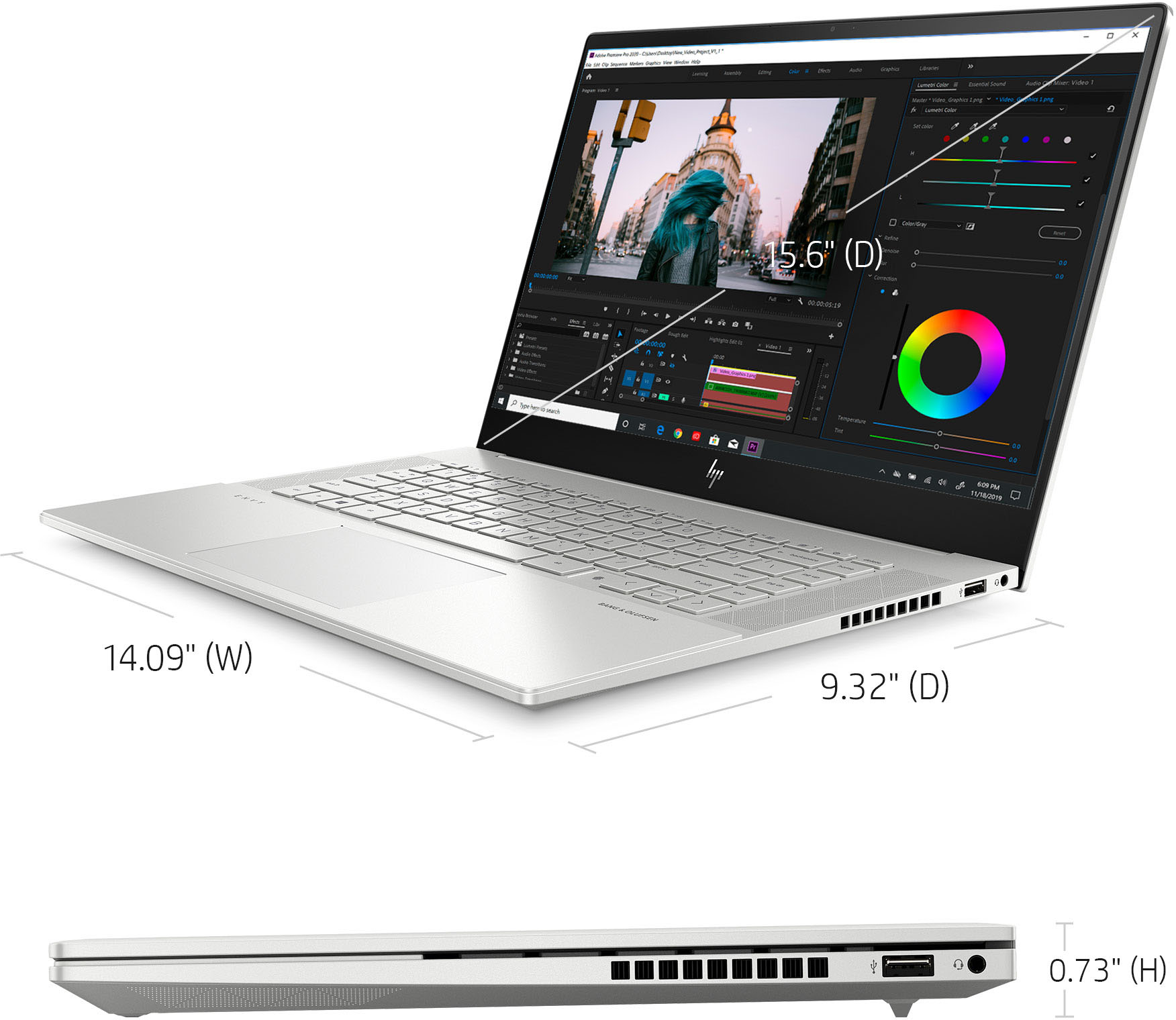  HP 2023 Envy 16 Touchscreen Gaming Laptop, GeForce