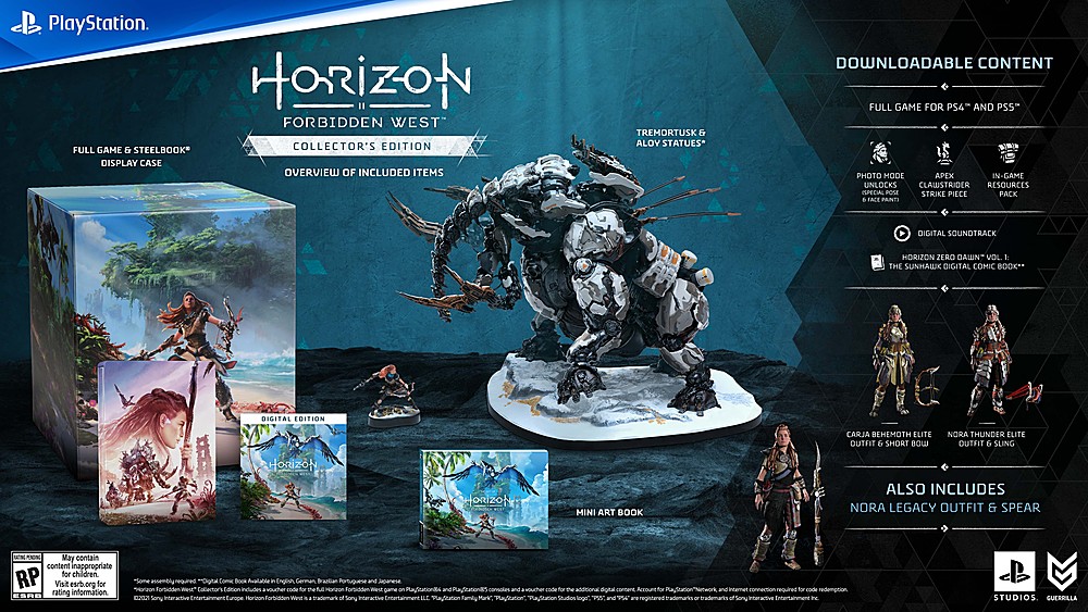 Horizon Forbidden West Collector's Edition - PlayStation 4, PlayStation 5  [Digital]