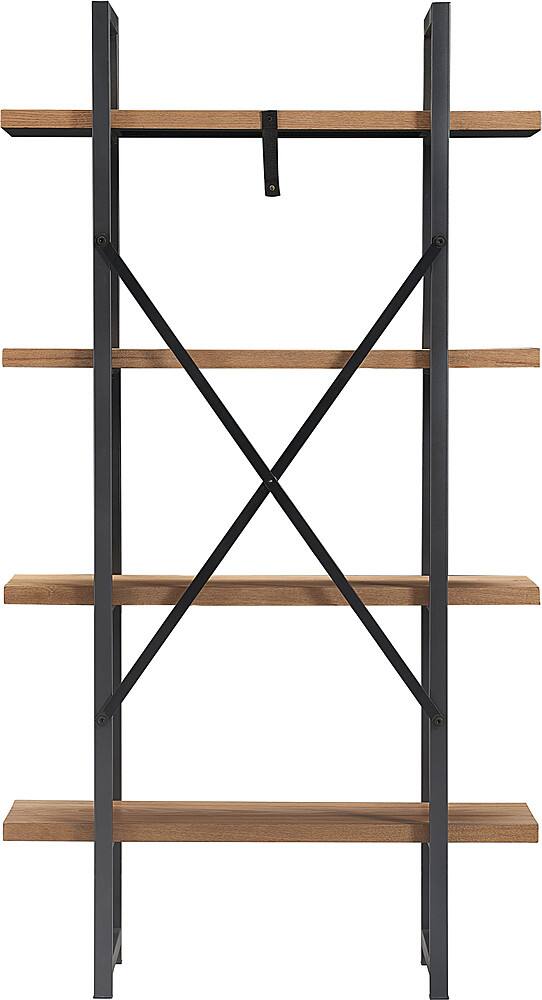 Alt View 15. Tommy Hilfiger - Robson Etagere Wood and Metal 4 Tier Bookshelf - Oak and Black.