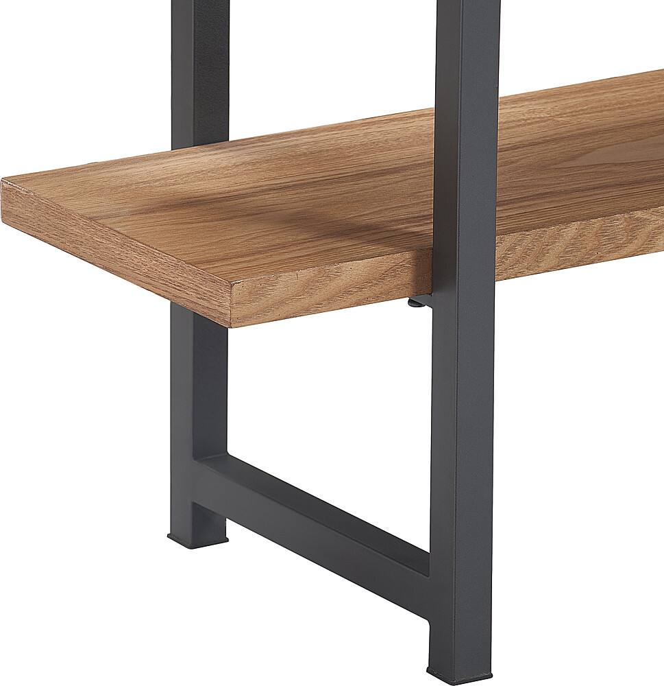 Alt View 17. Tommy Hilfiger - Robson Etagere Wood and Metal 4 Tier Bookshelf - Oak and Black.