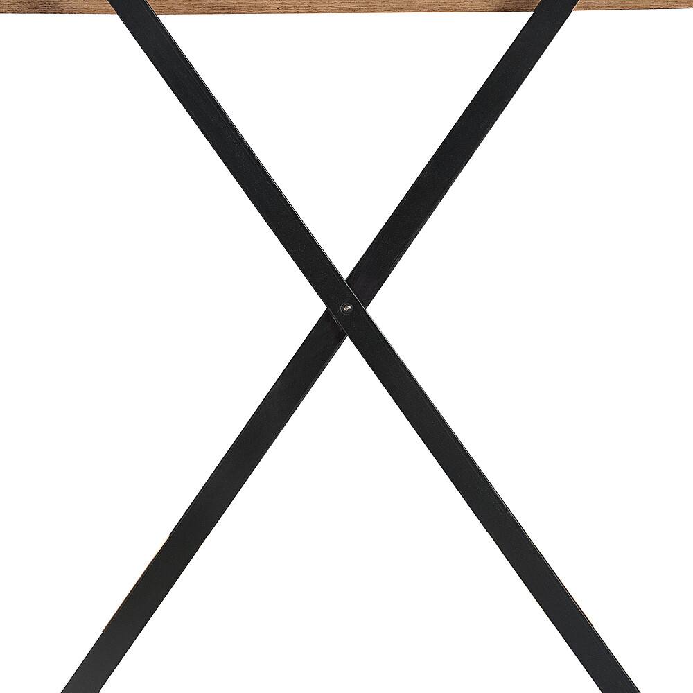 Alt View 19. Tommy Hilfiger - Robson Etagere Wood and Metal 4 Tier Bookshelf - Oak and Black.