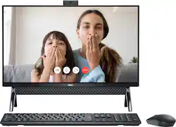 Dell - Inspiron 24" Touch-Screen All-In-One - Intel Core i3 - 8GB Memory - 256GB SSD - Black - Front_Zoom
