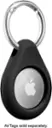 Angle. Insignia™ - Key Ring Case for Apple AirTag (2-Pack) - Black.