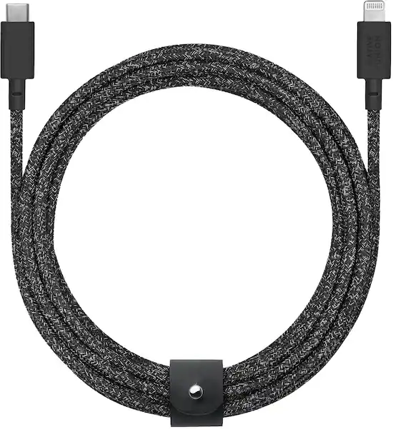 Native Union BELT CABLE 10 Foot Fast Charging USB C TO LIGHTNING Cosmos BELT CL CS BK 3 NP Best Buy