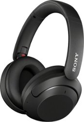 Sony - WHXB910N Wireless Noise Cancelling Over-The-Ear Headphones - Black - Front_Zoom