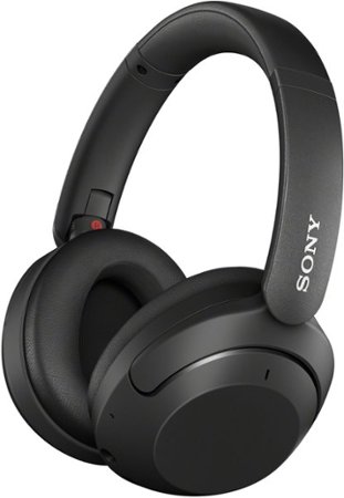 Sony - WHXB910N Wireless Noise Cancelling Over-The-Ear Headphones - Black