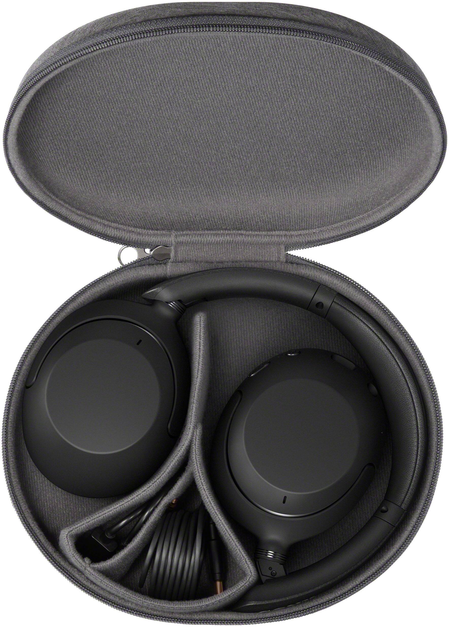 Alt View 14. Sony - WHXB910N Wireless Noise Cancelling Over-The-Ear Headphones - Black.