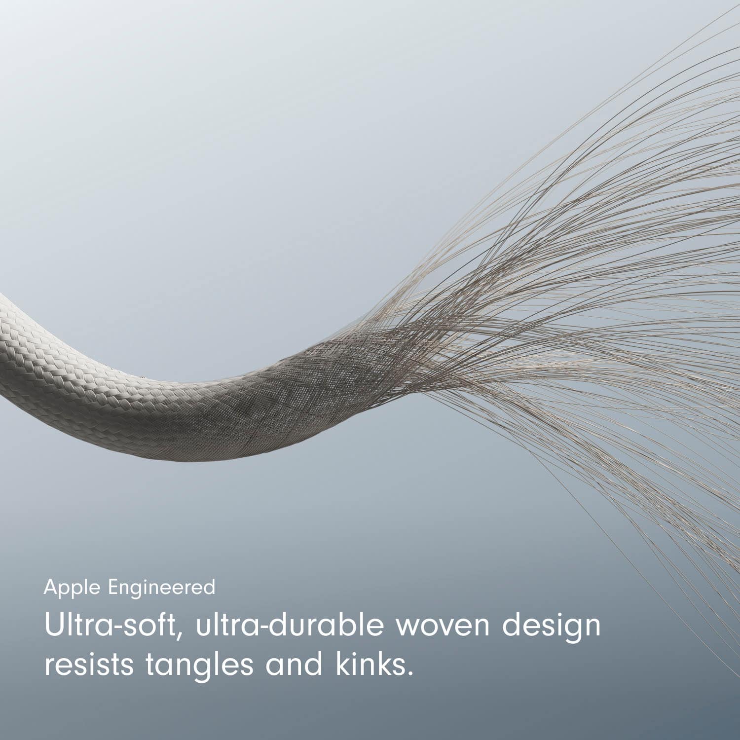 Alt View 13. Beats - 5' USB-A to USB-C Woven Cable - Surge Stone.