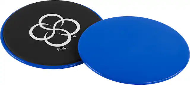 Front. Bosu - Core Sliders - Blue/Black.