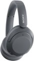 Angle Zoom. Sony - WH-XB910N Wireless Noise Cancelling Over-The-Ear Headphones - Gray.