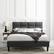 Alt View 12. Serta - Rosie Full Upholstered Bed - Dark Grey.